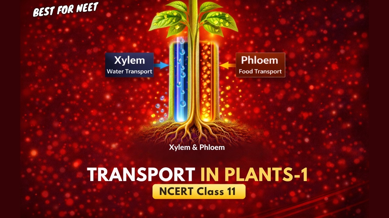 Transport in Plants Part 1 Class 11th Biology Animated Video Lectures For Neet exam In Delhi NCERT Book CBSE Syllabus Neet Online Coaching