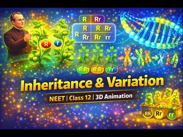 Principles of Inheritance and Variation Part 1 Class 12th Biology Animated Video Lectures For Neet exam In Delhi NCERT Book CBSE Syllabus Online Neet Coaching
