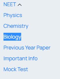 NEET Biology Notes, NEET Biology Class 11 Notes PDF, Chapter-Wise Biology NEET Notes For Class 11, NEET Notes Biology, How to Download the NEET Notes Biology, Biology Short Notes for NEET