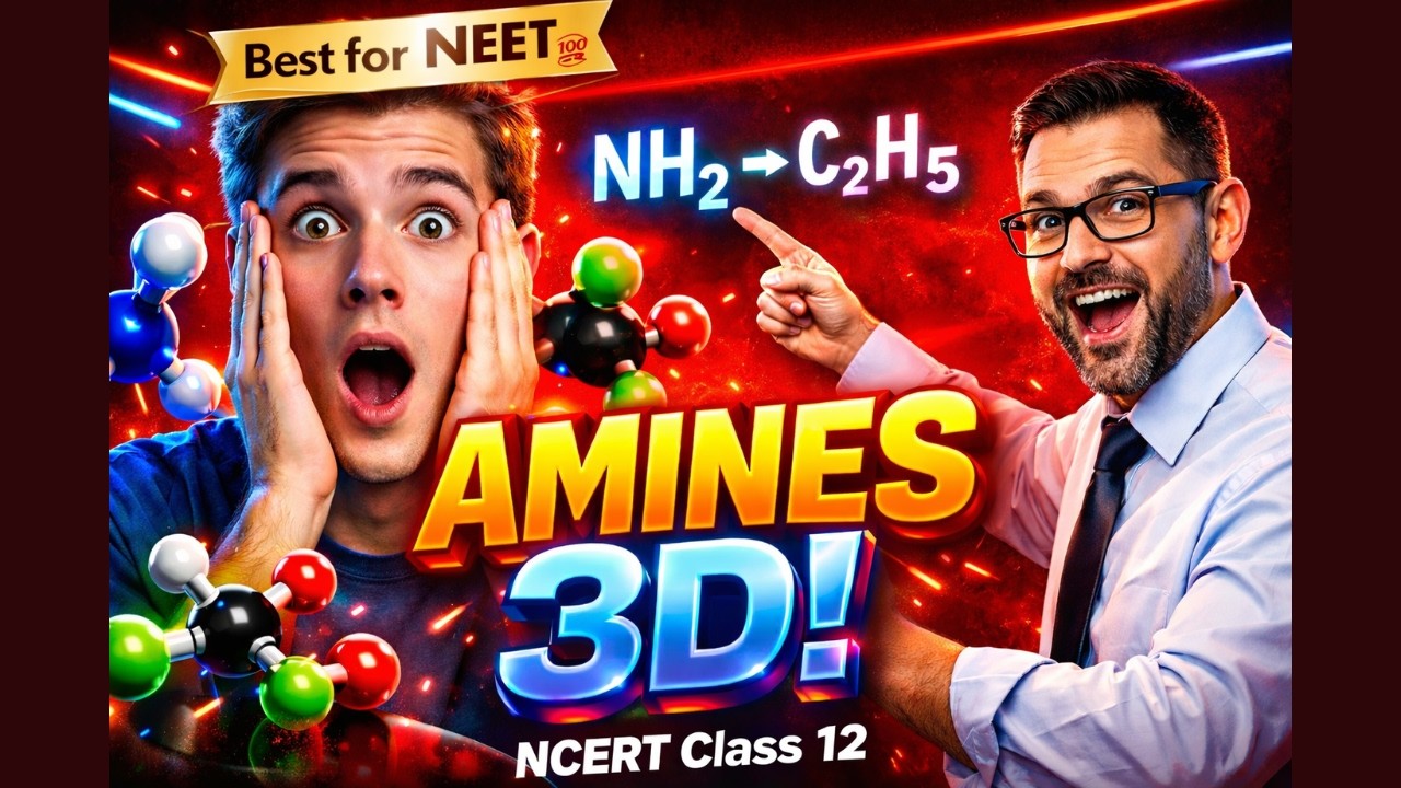 Amines Class 12th Chemistry Animated Video Lectures For Neet exam In Delhi NCERT Book CBSE Syllabus Updated Course