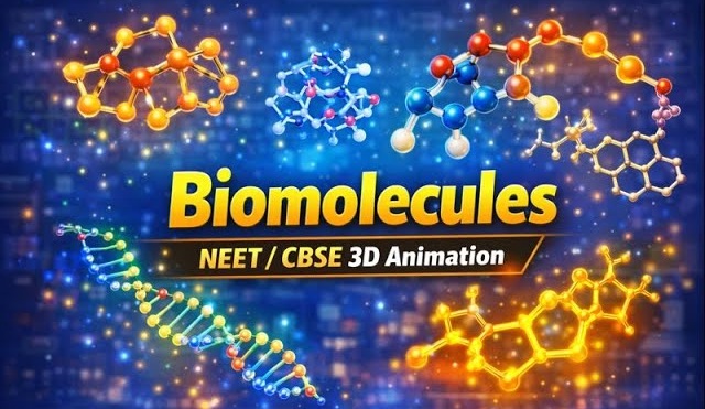 Biomolecules Class 12th Chemistry Animated Video Lectures For Neet exam In Delhi NCERT Book CBSE Syllabus Updated Course