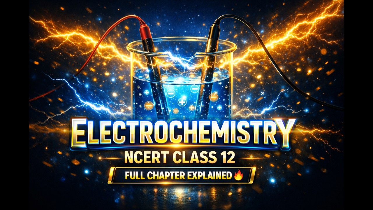 Electrochemistry Class 12th Chemistry Animated Video Lectures For Neet exam In Delhi NCERT Book CBSE Syllabus Updated Course