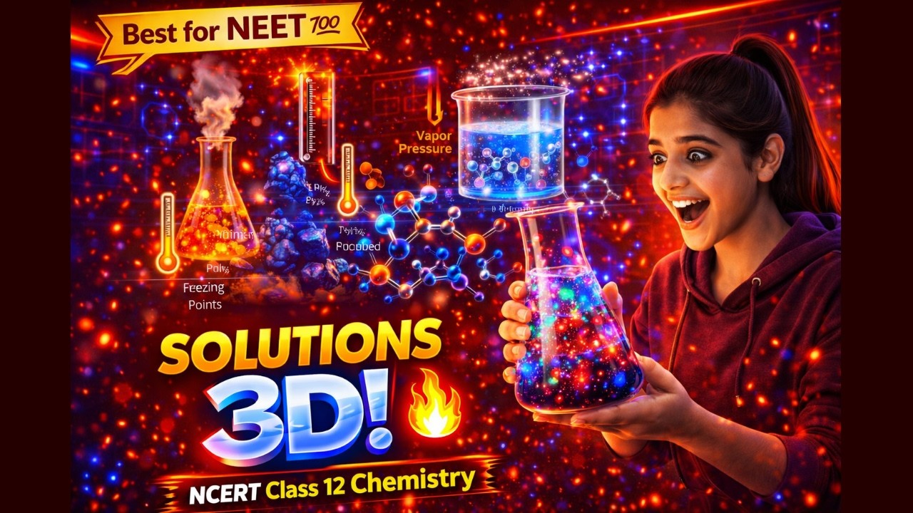 Solutions Class 12th Chemistry Animated Video Lectures For Neet exam In Delhi NCERT Book CBSE Syllabus Updated Course