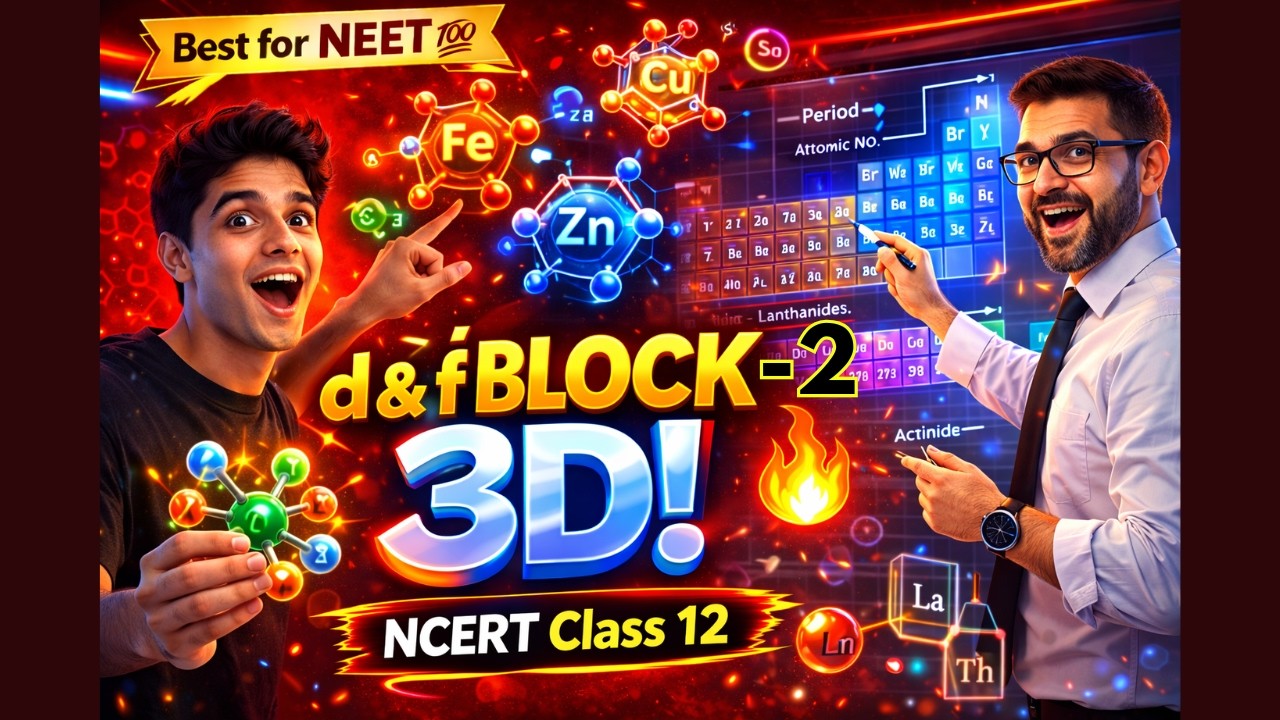 d & f-Block Elements Part-2 Class 12th Chemistry Animated Video Lectures For Neet exam In Delhi NCERT Book CBSE Syllabus Online Neet Coaching