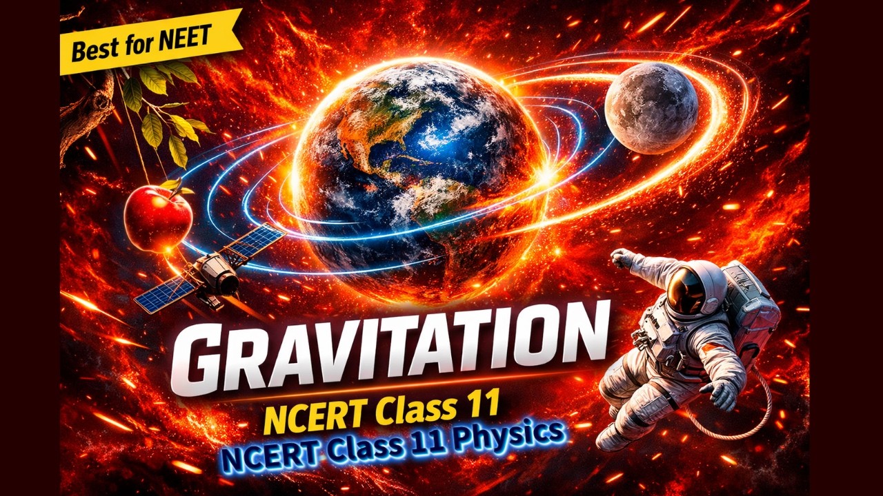 Gravitation Class 11th Physics Animated Video Lectures For Neet exam In Delhi NCERT Book CBSE Syllabus Updated Course