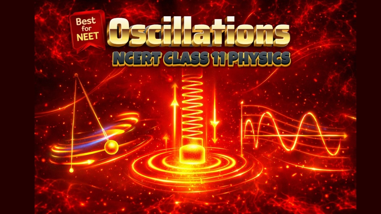 Oscillations Class 11th Physics Animated Video Lectures For Neet exam In Delhi NCERT Book CBSE Syllabus Updated Course