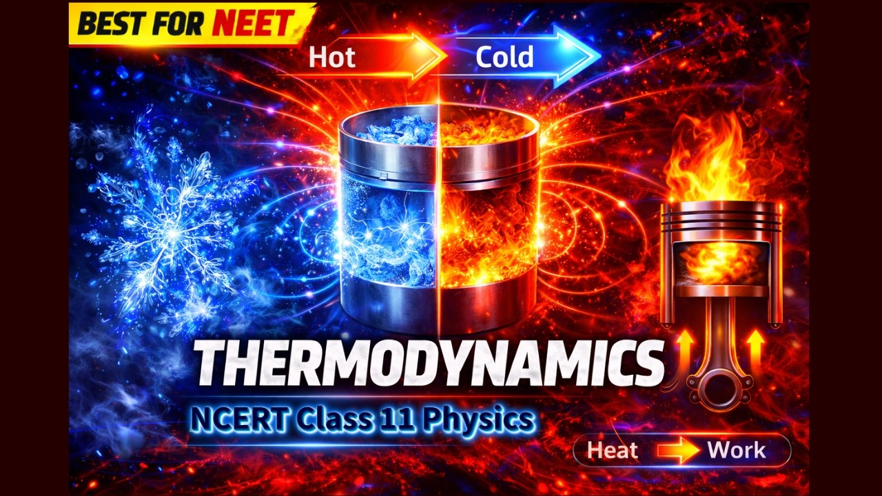 Thermodynamics Class 11th Physics Animated Video Lectures For Neet exam In Delhi NCERT Book CBSE Syllabus Updated Course