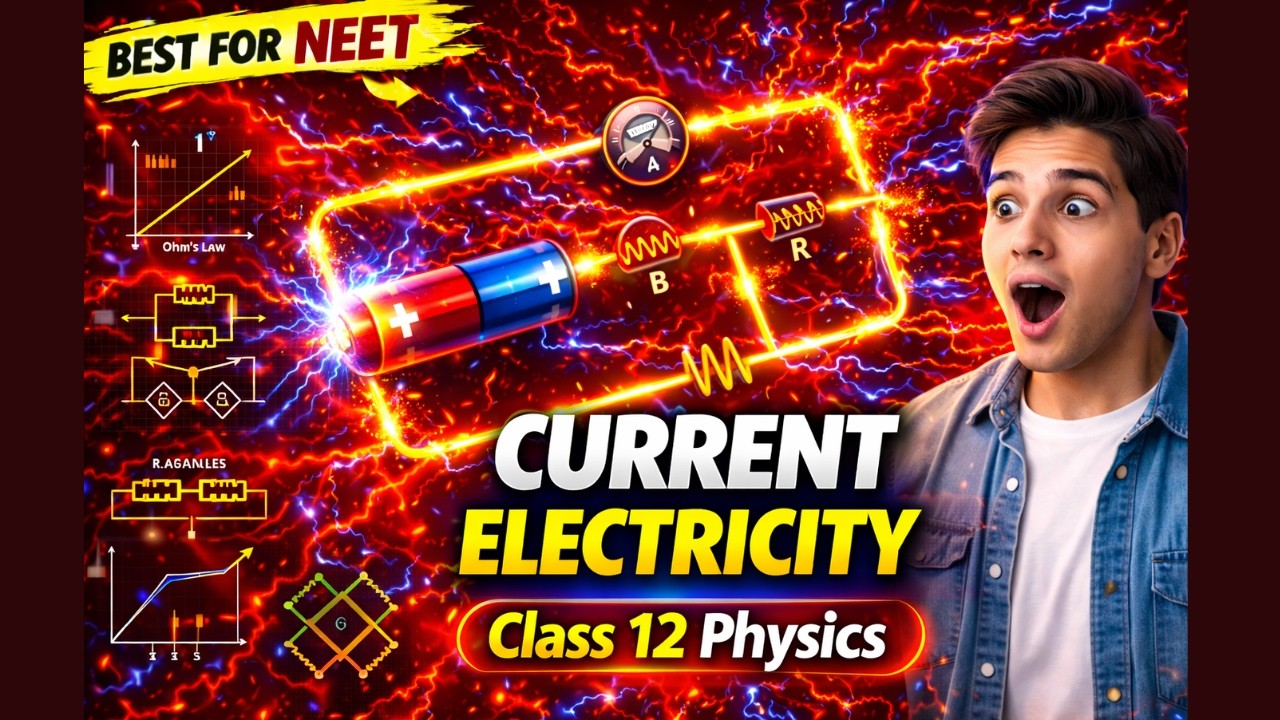 Current Electricity Class 12th Physics Animated Video Lectures For Neet exam In Delhi NCERT Book CBSE Syllabus Updated Course