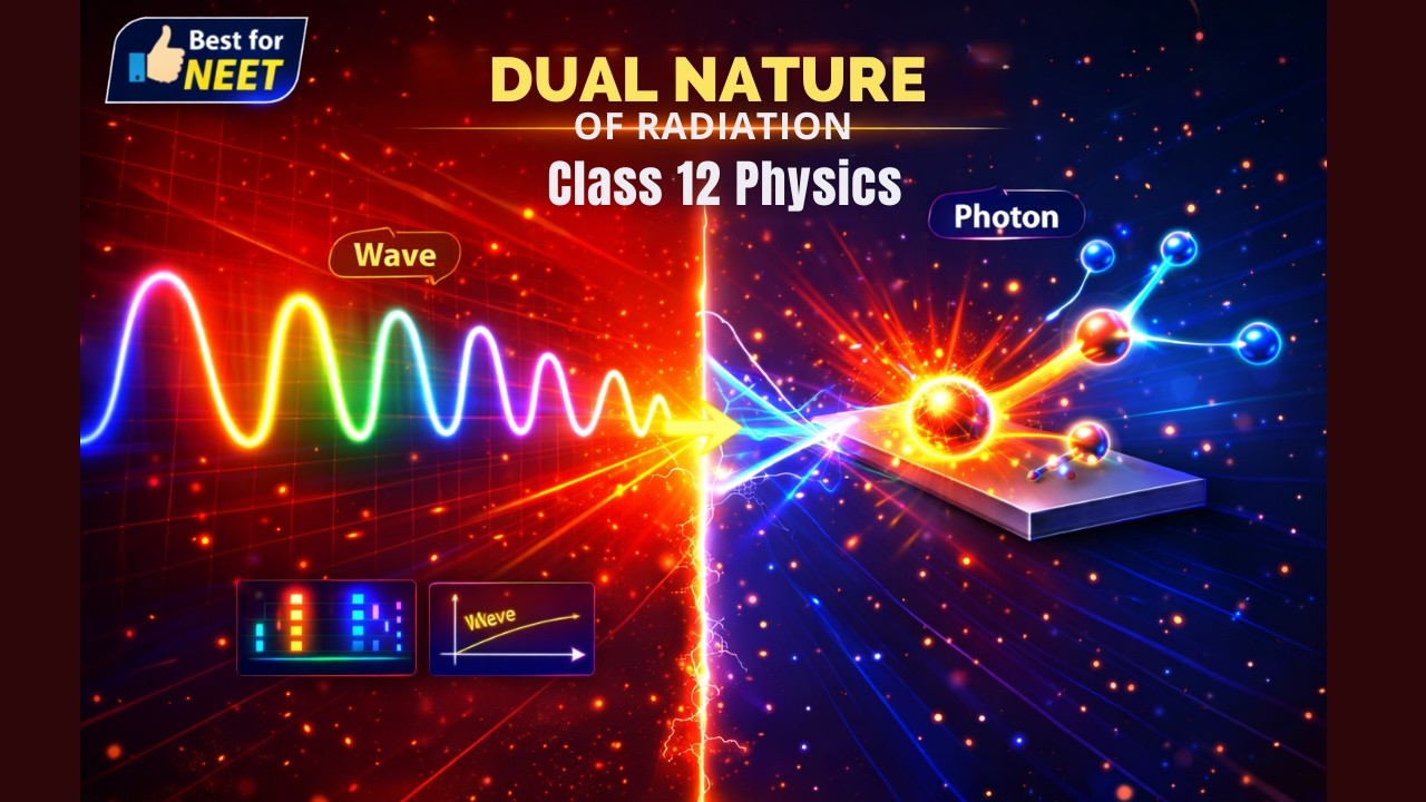 Dual Nature of Radiation & Matter Class 12th Physics Animated Video Lectures For Neet exam In Delhi NCERT Book CBSE Syllabus Updated Course