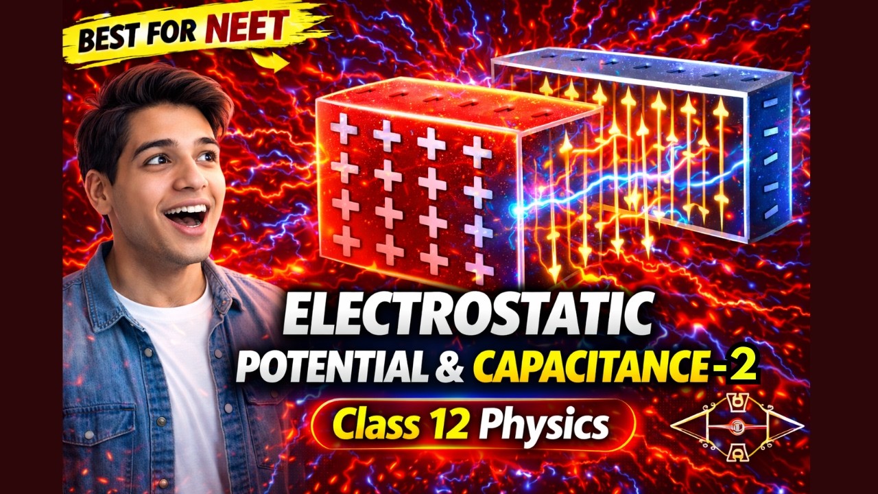 Electrostatic Potential & Capacitance Part 2 Class 12th Physics Animated Animated Video Lectures For Neet exam In Delhi NCERT Book CBSE Syllabus Online Neet Coaching