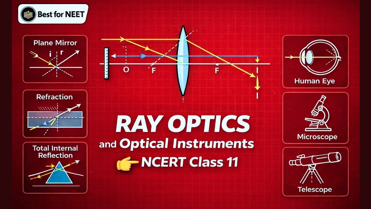Ray Optics Part 2 Class 12th Physics Animated Animated Video Lectures For Neet exam In Delhi NCERT Book CBSE Syllabus Online Neet Coaching