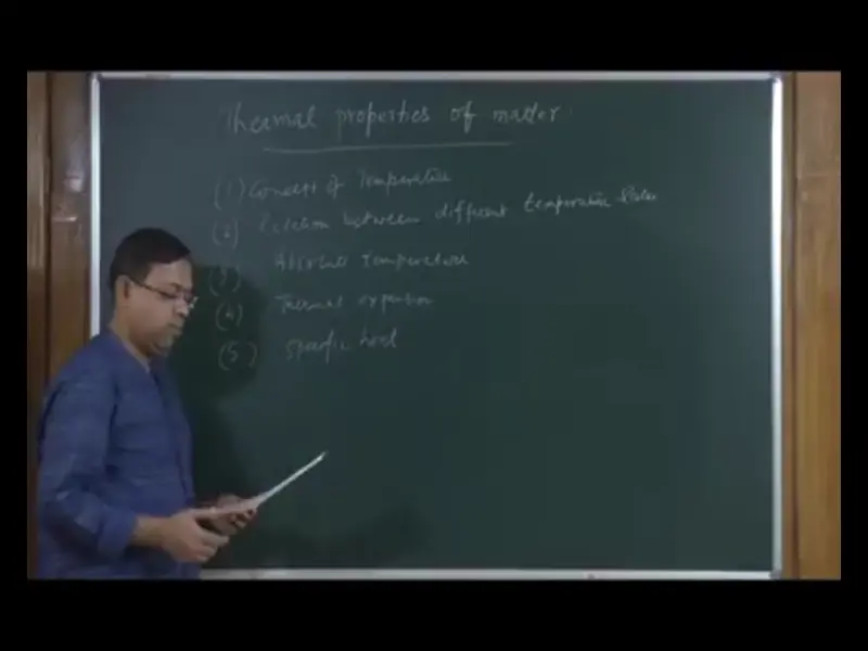 Thermal Properties of Matter Class 11th Physics Video Lectures For Neet exam In Delhi NCERT Book CBSE Syllabus Updated Course